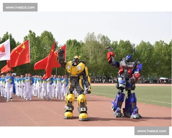 重庆电信职院运动会开幕:方阵舞燃爆青春赛场